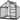 6x6ft Walk-In Polycarbonate Greenhouse with Aluminium Frame, Sliding Door & Roof Vent - Grey